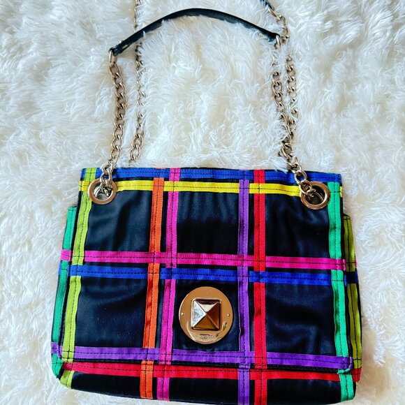 Kate Spade New York Ribbon Plaid Shoulder Bag - Picture 1 of 4